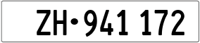 Truck License Plate